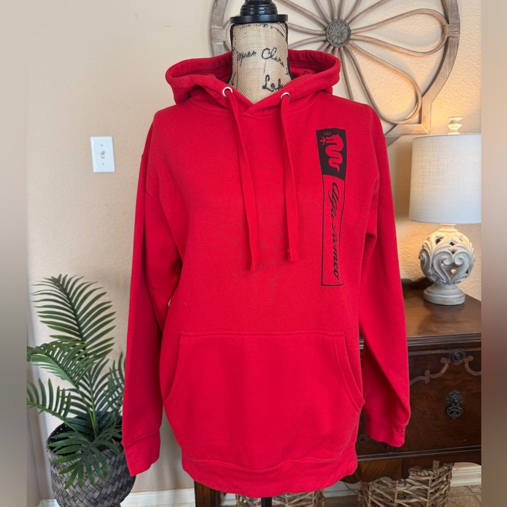 Alfa Romero Logo Red Graphic Sweatshirt/ Hoodie